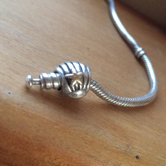 Pandora Retired Sea Shell 14k Gold Two Toned Charm - Picture 4 of 7